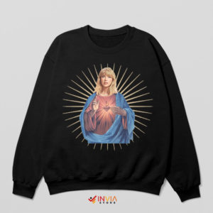 The Saints Jesus Taylor Swift Black Sweatshirt