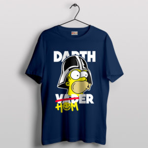 The Sith Meets Springfield Homer Navy T-Shirt