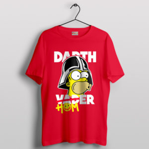 The Sith Meets Springfield Homer Red T-Shirt