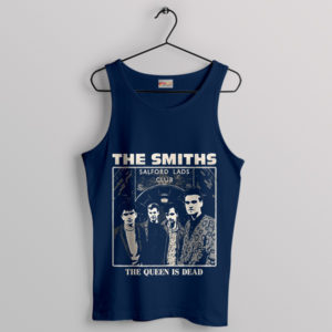 The Smiths Album Art Queen is Dead Navy Tank TopThe Smiths Album Art Queen is Dead Navy Tank Top