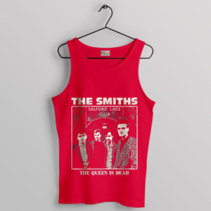 The Smiths Album Art Queen is Dead Red Tank Top