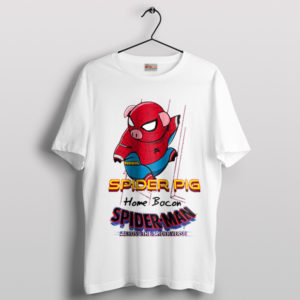 The Spider Verse Spiderpig White T-Shirt