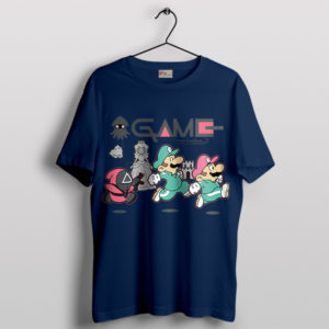 The Squid Game 2 Super Mario Navy T-Shirt