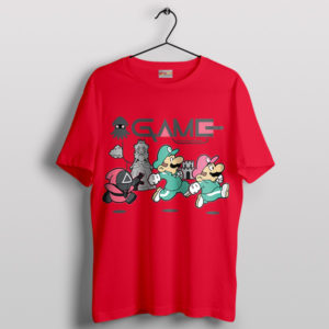 The Squid Game 2 Super Mario Red T-Shirt