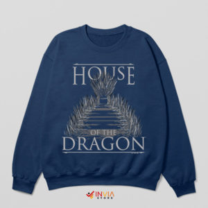 The Throne House of the Dragon Navy Sweatshirt