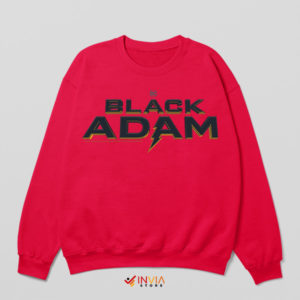 The Wrath of Black Adam Movie Merch Red Sweatshirt