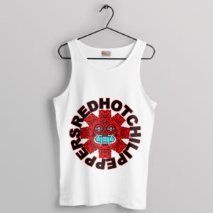 Tiki Face Art Red Hot Chili Peppers Tank Top