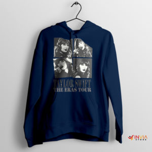 Timeless Style The Eras Tour Merch Navy Hoodie