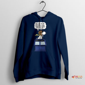 Timey-Wimey Adventure with Snoopy Navy Hoodie