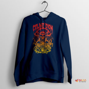 Titanic Anthem Celine Dion Art Music Navy Hoodie