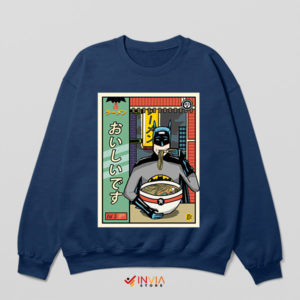 Tokyo Ramen Comic Batman Begins Navy Sweatshirt