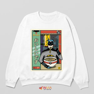 Tokyo Ramen Comic Batman Begins White Sweatshirt