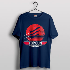 Tom Cruise Tribute Top Gun Maverick Navy T-Shirt