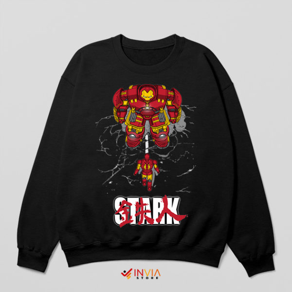 Tony Stark Hulkbuster Armor Black Sweatshirt