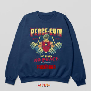 Train Gym to Bring Peace Peacemaker Navy Sweatshirt