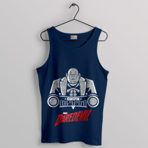 Training with the Boss The Kingpin Navy Tank Top