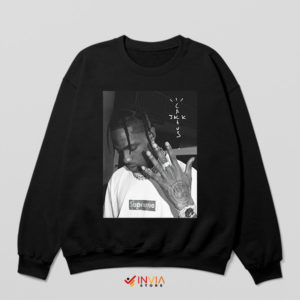 Travis Scott Hype Mode Signature Black Sweatshirt