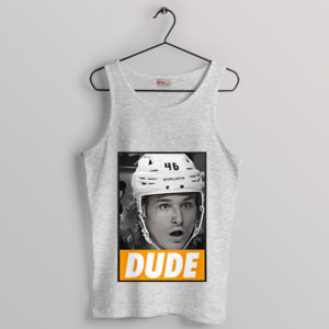 Trevor Zegras Playmaker Vibe Dude Sport Grey Tank Top