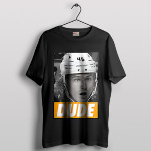 Trevor Zegras The Dude on Ice Black T-Shirt