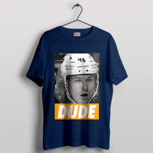 Trevor Zegras The Dude on Ice Navy T-Shirt