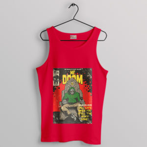 Tribute Comic All Caps Madvillain Red Tank Top