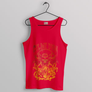 Tribute My Heart Will Go On Celine Red Tank Top