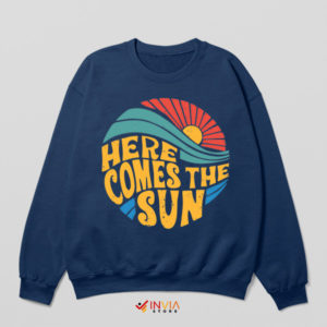 Tribute Vintage Here Comes the Sun Navy Sweatshirt