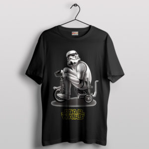 Tricycle Trooper Tales Stormtrooper Black T-Shirt