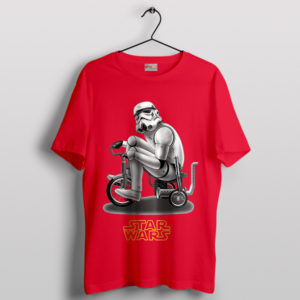 Tricycle Trooper Tales Stormtrooper Red T-Shirt