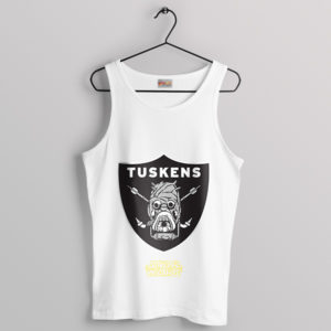 Tusken History Oakland Raiders White Tank Top