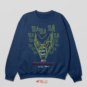 Ultimate Green Goblin Laugh Navy Sweatshirt