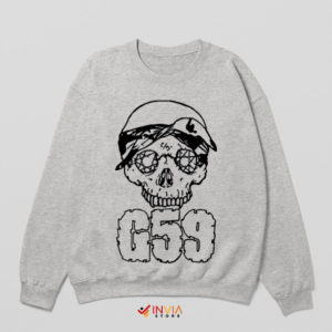 Urban Vibe G 59 Records Sport Grey Sweatshirt