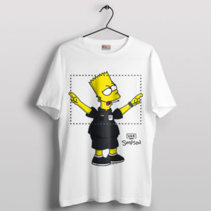 VAR Football Meme Bart Simpson White T-Shirt