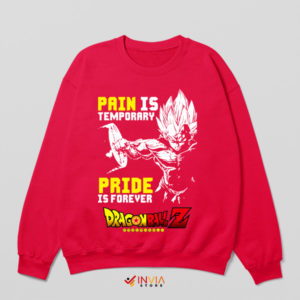 Vegeta Super Saiyan God Pride Red Sweatshirt