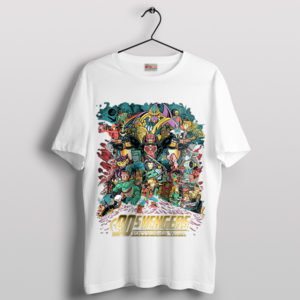 Vengers 90s Cartoon Characters Assemble White T-Shirt