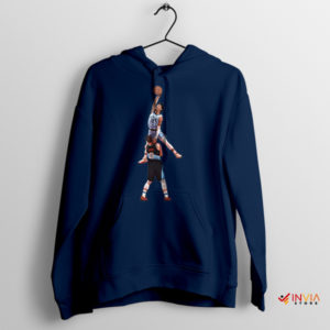 Vertical Limit Ja Morant Jump Over Navy Hoodie