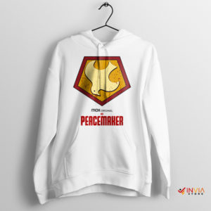 Vigilance for Peace Peacemaker Emblem White Hoodie