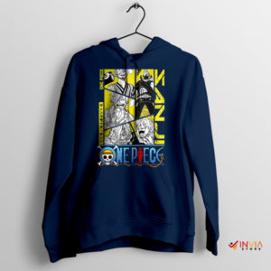 Vinsmoke Sanji Lighter Graphic Art Navy Hoodie