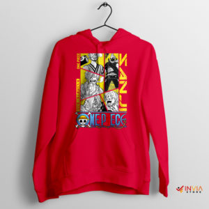 Vinsmoke Sanji Lighter Graphic Art Red Hoodie