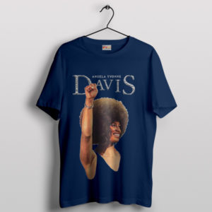 Vintage Angela Yvonne Davis Navy T-Shirt