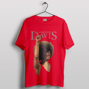 Vintage Angela Yvonne Davis Red T-Shirt