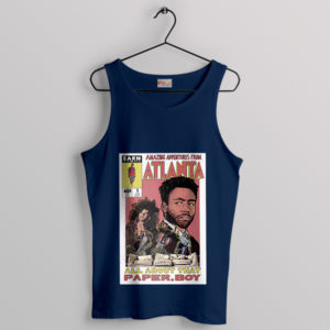 Vintage Atlanta Childish Gambino Navy Tank Top