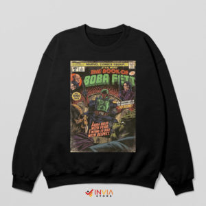 Vintage Book Boba Fett Tatooine Black Sweatshirt