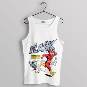 Vintage Comic The Flash Marathon White Tank Top