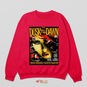 Vintage From Dusk Till Dawn '96 Red Sweatshirt