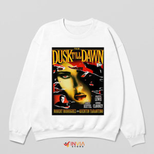 Vintage From Dusk Till Dawn '96 White Sweatshirt