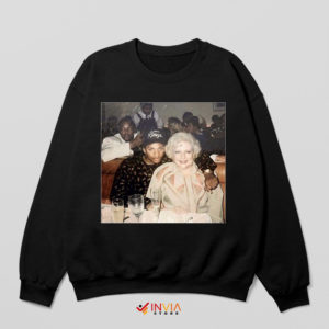 Vintage Photo Eazy-e Betty White Black Sweatshirt