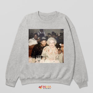 Vintage Photo Eazy-e Betty White Sport Grey Sweatshirt