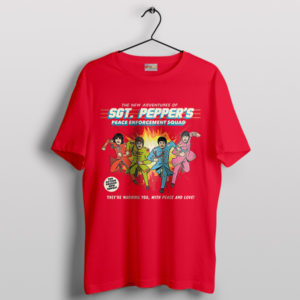 Vintage Sgt. Pepper's Rock n Roll Red T-ShirtVintage Sgt. Pepper's Rock n Roll Red T-Shirt