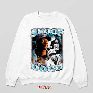 Vintage Snoop Dogg Alive Merch White Sweatshirt